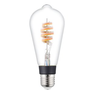 Eglo Slimme Ledfilamentlamp Wit En Gekleurd Licht St64 E27 4,9w