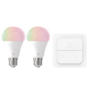 Eglo Slimme Ledlamp Wit En Gekleurd Licht A60 E27 9w 2 Stuks