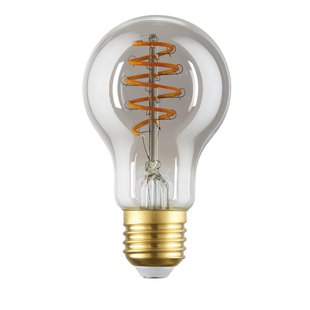 Eglo Ledfilamentlamp Peertje - Smoke - D6cm - Warm Wit - E27 - 4w