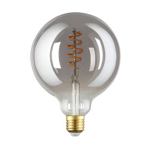 Eglo Ledfilamentlamp Globe - Smoke - D12,5cm - Warm Wit - E27 - 4w