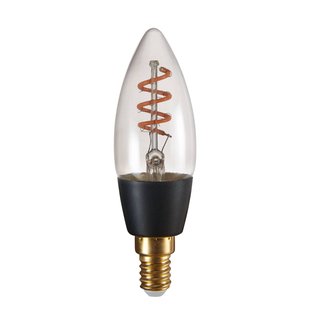 Eglo Ledfilamentlamp Kaars Zigbee Warm Wit C35 Rookglas E14 4w