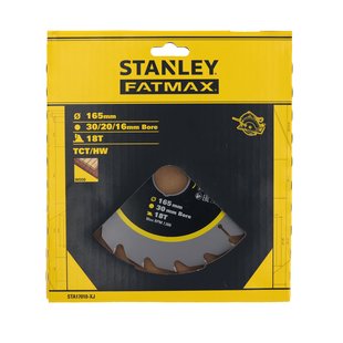 Stanley Fatmax Cirkelzaagblad Voor Handcirkelzaag 165mm/18t