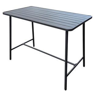 Central Park Bartafel Lily Staal Antraciet 130x71x95cm