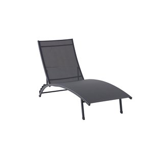 Central Park Ligbed Pisa Aluminium Antraciet 183,5x65x61,5cm