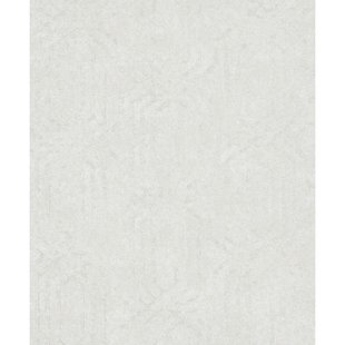 Vliesbehang Klassiek Grafisch Patroon - Heel Licht Zandbeige - Lila - Grijs - 10,05m X 53cm