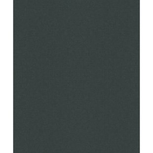 Vliesbehang Uni - Zwart - 10,05 M X 53 Cm