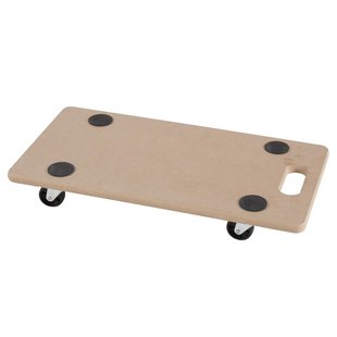 Transportroller - 28,9x57,4cm - 150kg - Hout - Antislip