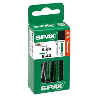 Spax Universele Schroef T-star Wirox Verzonken Kop - 8x40mm - 8 Stuks