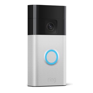 Ring Video Deurbel Op Batterij Satin Nickel