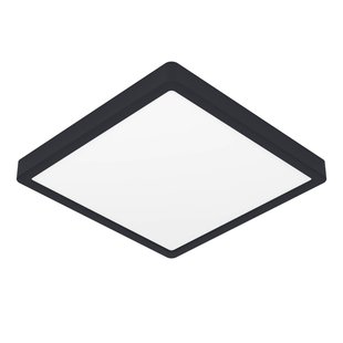 Eglo Plafondlamp Badkamer Fueva 6 Zwart 13w