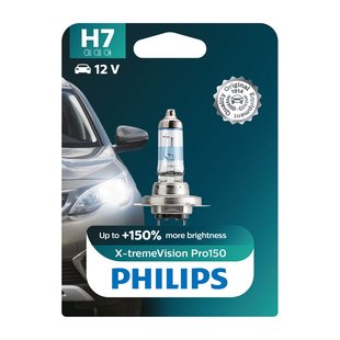 Philips Lamp 12972xvpb1 X-treme Vision Pro150 H7