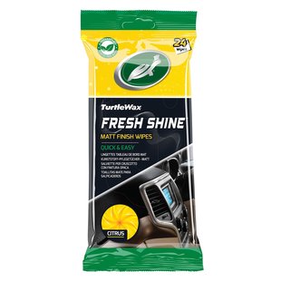 Turtle Wax Interieurreiniger Doekjes Fresh Shine Matt 24 Stuks