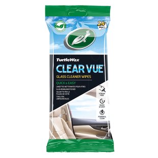 Turtle Wax 54098 Clear Vue Glasreinigingsdoekjes 24 Stuks