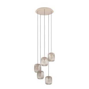 Eglo Hanglamp Romazzina - Zand - Diameter 50cm - 5xe27