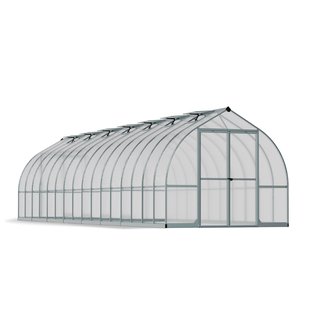 Canopia Tuinkas Bella 8x32 - Polycarbonaat 6mm - Zilver - 244x964x218cm