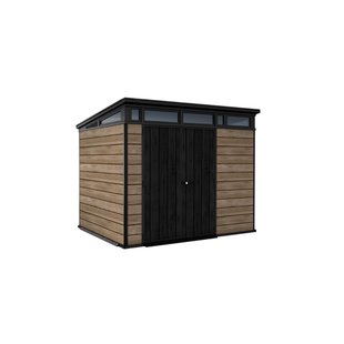 Keter Tuinhuis Signature 97 Ashwood - Kunststof - 218x279x226 Cm - 6,08m²