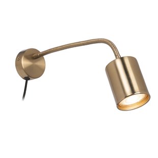 Eglo Wandlamp Portella Zwart Goud Gu10 5w