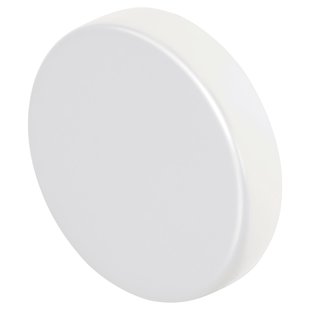 Cando – Eindkap Voor Trapleuning - Wit – Metaal - 45ømm - 2 Stuks