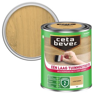 Cetabever Tuinhoutbeits Een Laag Licht Eiken 750ml