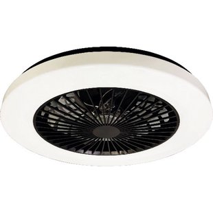 Brilliant Plafondventilator Siano Zwart ⌀48cm 40w