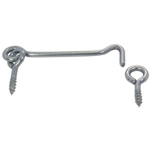 Kpe Holland Haak - Rvs 316 - Met Bevestigingsring - 80mm