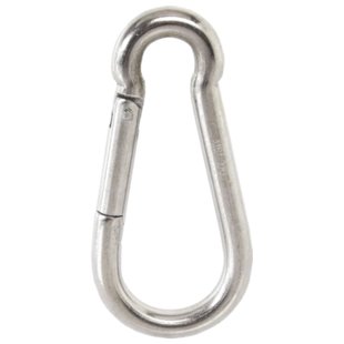 Kpe Holland Karabijnhaak - Rvs 316 - Open Oog - 4x40mm