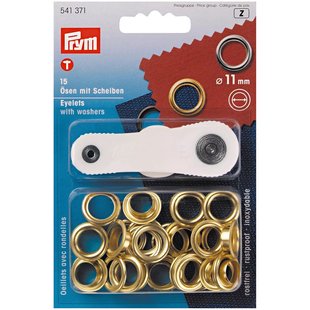 Prym Messing Ring 11mm 15 Stuks