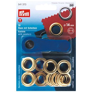 Prym Messing Ring 14mm 10 Stuks