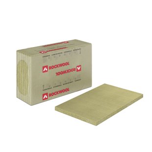 Rockwool Steenwol Isolatieplaat Plus - Rd-waarde 1,25m² K/w – 45mm - 100x60cm - 6m² - 10st