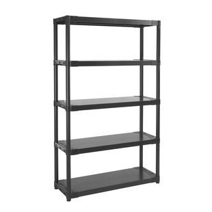 Grossfillex Stellingkast - Workline 3,0 - 175x105x40cm - Draagkracht 80kg - Zwart