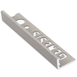 Genesis Plat Profiel - Aluminium Grijs - 12x1,2mm 2,7m