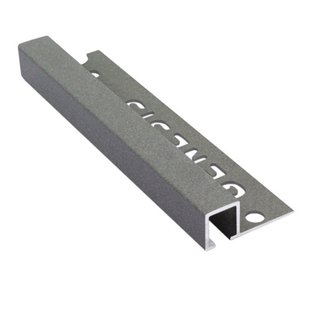 Genesis Plat Profiel - Aluminium Grijs - 12x1,2mm 2,7m