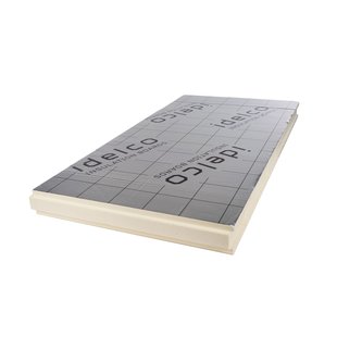 Idelco A-therm Pir Isolatieplaat - Rd-waarde 3,60m² K/w - Tand Groef - 80mm - 1200x600mm - 0,720m² - 1st