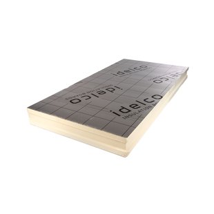 Idelco A-therm Pir Isolatieplaat - Rd-waarde 4,50m² K/w - Tand Groef - 100mm - 1200x600mm - 0,720m² - 1st