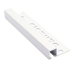 Genesis Hoekprofiel - Aluminium Wit - 8x8x2mm 2,7m