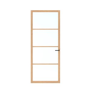 Cando Binnendeur Schuifdeur Elegant Original Cc03 - Wit Eiken - Gelakt - Stomp - 88x211,5cm