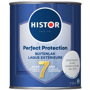 Histor Perfect Protection Buitenlak Zijdeglans Verkeerswit Ral 9016 0,75 Ltr