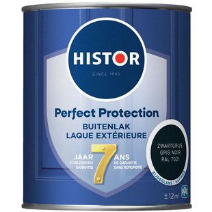 Histor Perfect Protection Buitenlak Zijdeglans Zwartgrijs Ral 7021 0,75 Ltr