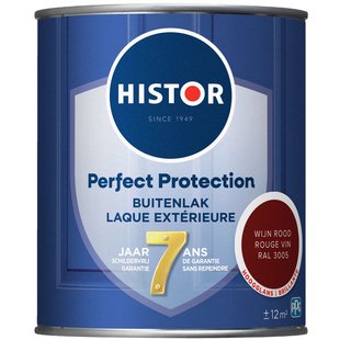 Histor Perfect Protection Buitenlak Hoogglans Wijn Rood Ral 3005 0,75 Ltr