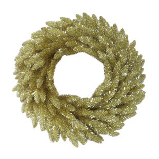 Decoris Zijde Krans - Goud - 60cm