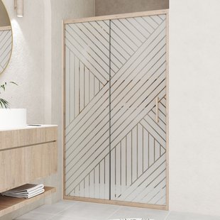 Aurlane Japandi - Douche Schuifdeur - 120x200 - Recht Patroon