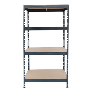 Ar Shelving Stellingkast Garage- Rivet M - 180x90x45cm - Draagkracht 300kg - Antraciet