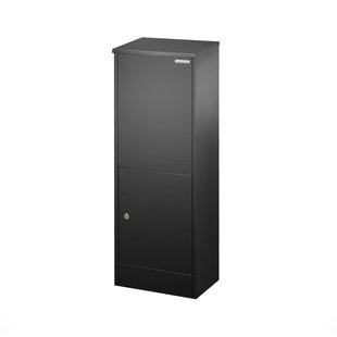 Central Park Pakketbrievenbus Parcelpal 9000 - Staal - Zwart - 39x105x23cm