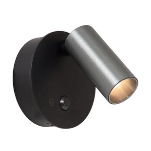 Lucide Oplaadbare Wandlamp Toni - Grijs - Magnetisch - 2w - Met Sensor