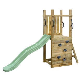 Swingking Speeltoren Irma Met Glijbaan Pastel Groen