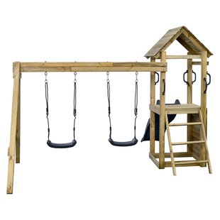 Swingking Speeltoestel Maria Met Glijbaan Antraciet