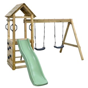 Swingking Speeltoestel Maria Met Glijbaan Pastel Groen