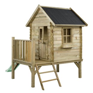 Swingking Speelhuisje Camilla Met Glijbaan Pastel Groen