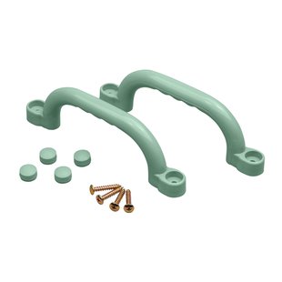 Swingking Handgreep Voor Speeltoestel Kunsstof Pastelgroen - 2 Stuks