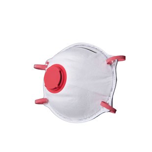 Dexter Ademhalingsmasker - Wit En Rood - Ffp3 - En149:2001 + A1:2009